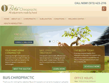 Tablet Screenshot of hawthornechiropractor.com